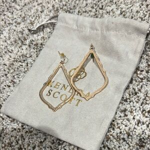 Kendra Scott Rose Gold Teardrop Earrings